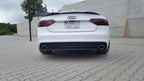 Splitter trasero para Audi A5 S-Line 8T Facelift (without vertical bars)