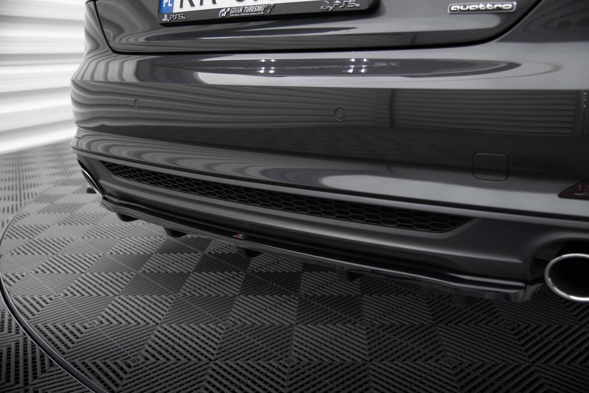 Splitter trasero para Audi A5 S-Line F5 Coupe / Sportback (with vertical bars)