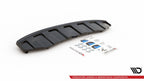 Splitter trasero para Audi A6 C7 S-LINE AVANT Exhaust 2x1 (with vertical bars)