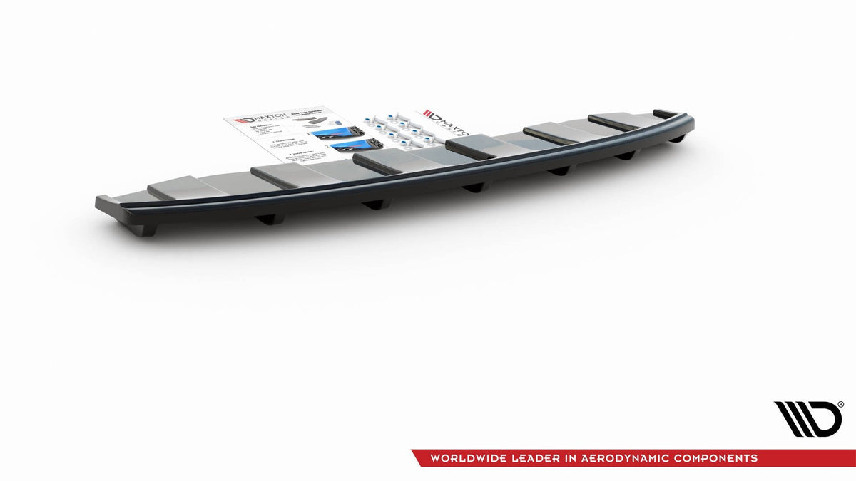 Splitter trasero para Audi A6 C7 S-LINE AVANT Exhaust 2x1 (with vertical bars)
