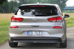 Splitter trasero (sin barras verticales) para Hyundai I30 Mk3 Hatchback
