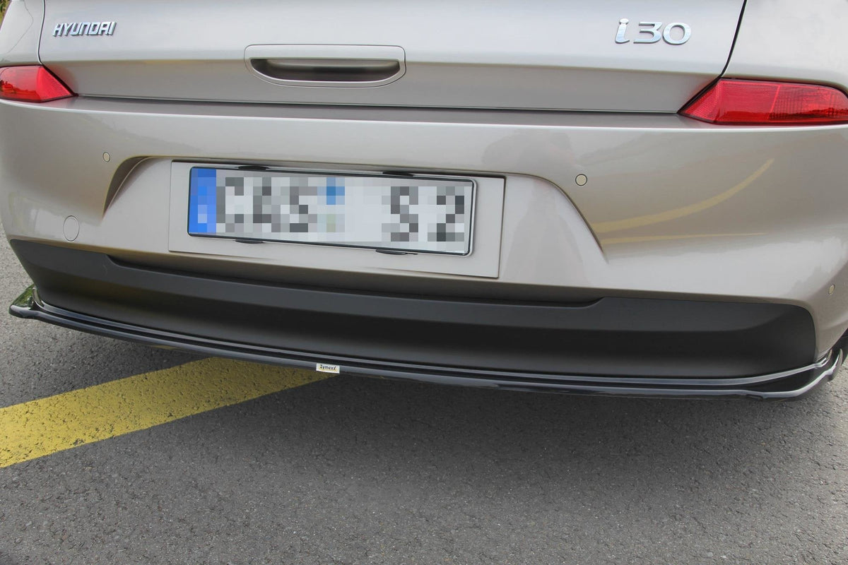 Splitter trasero (sin barras verticales) para Hyundai I30 Mk3 Hatchback
