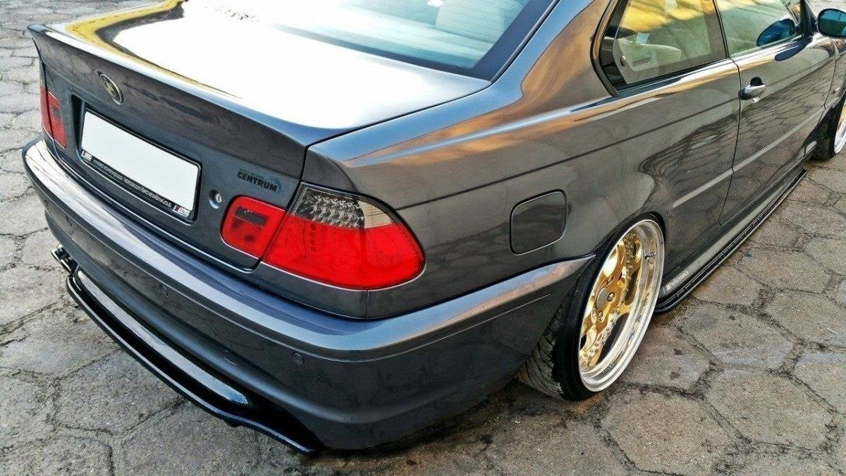Splitter trasero para BMW 3 E46 MPACK Coupe (without vertical bars)