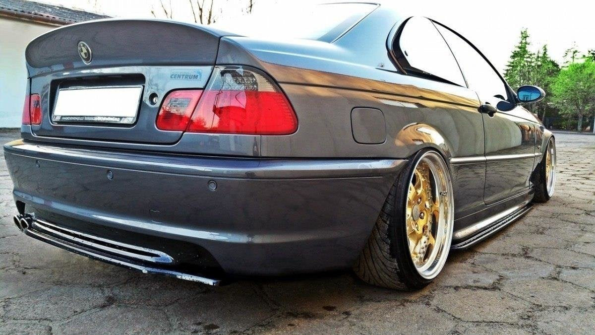 Splitter trasero para BMW 3 E46 MPACK Coupe (without vertical bars)