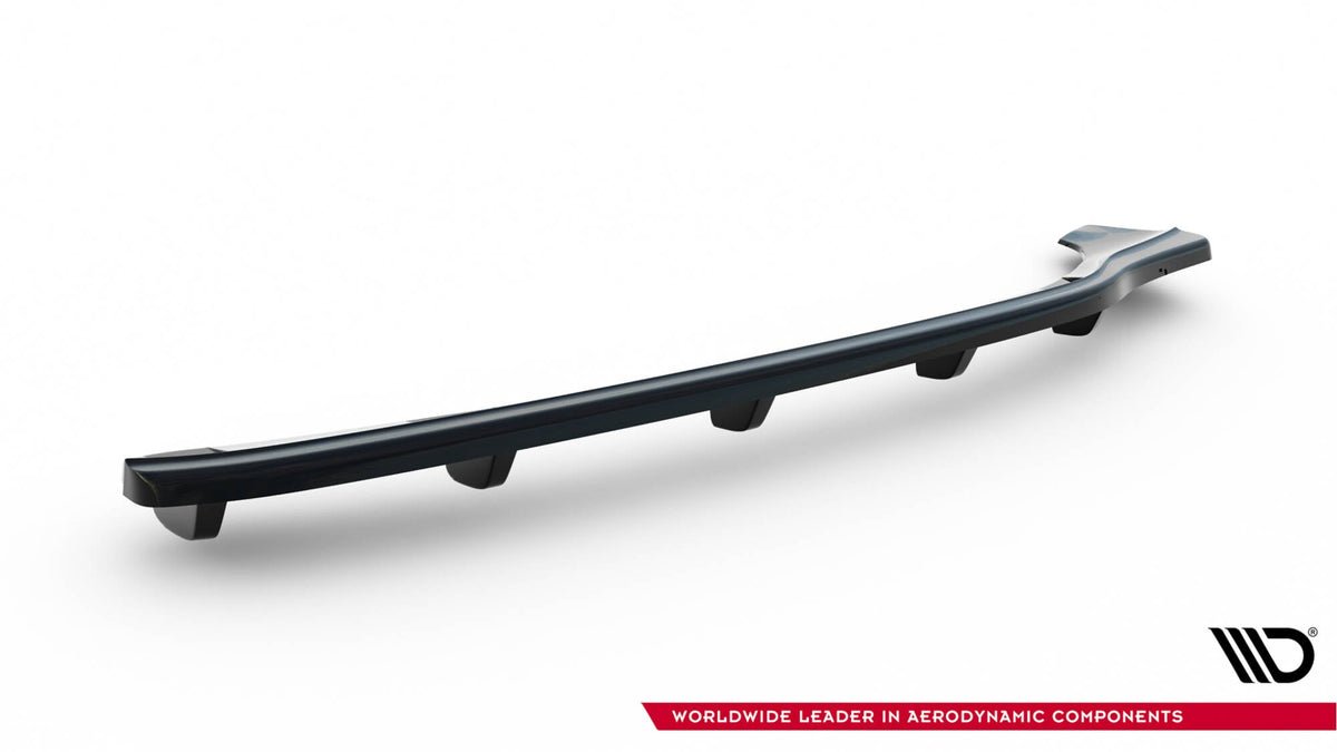 Splitter trasero para BMW 3 E46 MPACK Coupe (with vertical bars)