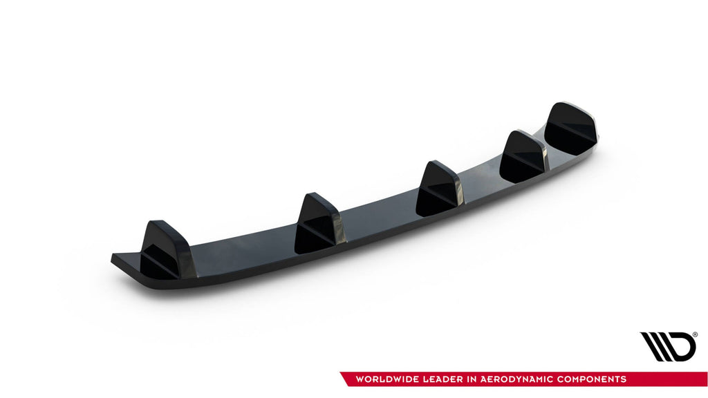 Splitter trasero para BMW 3 E46 MPACK Coupe (with vertical bars)