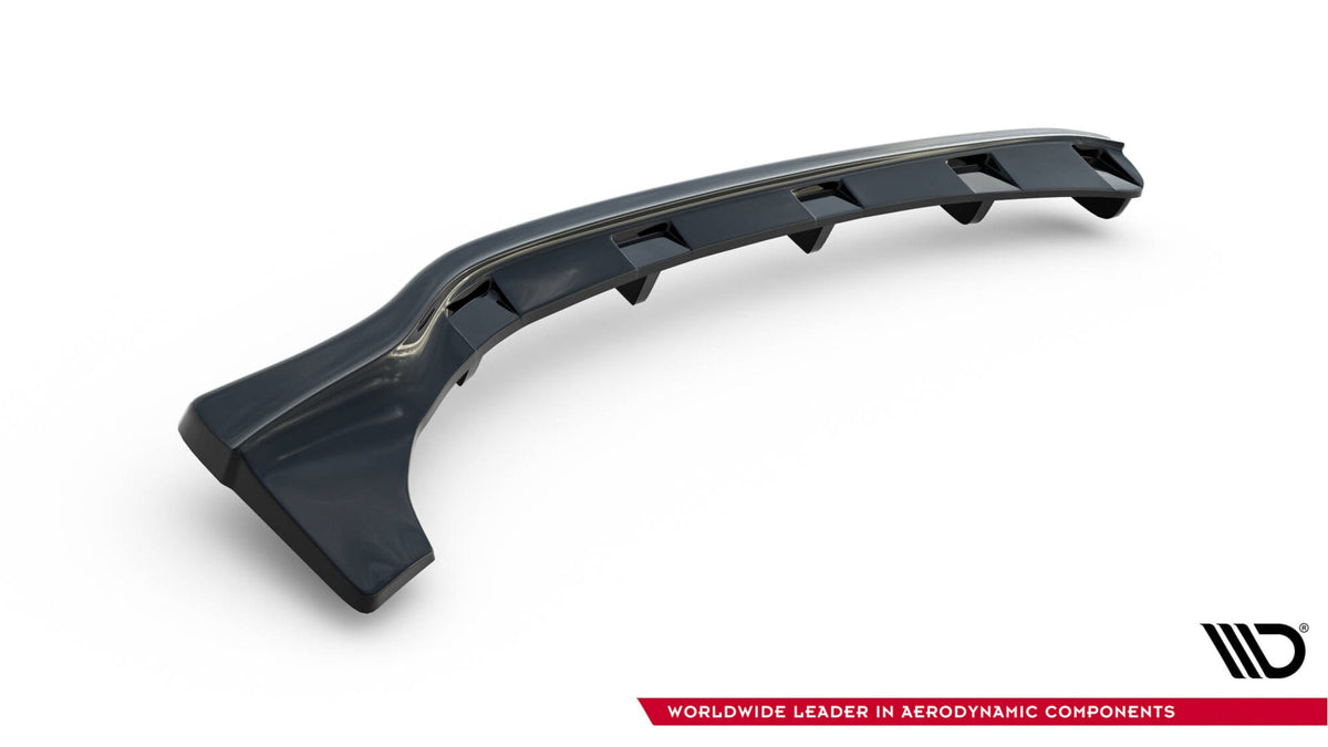 Splitter trasero para BMW 3 E46 MPACK Coupe (with vertical bars)