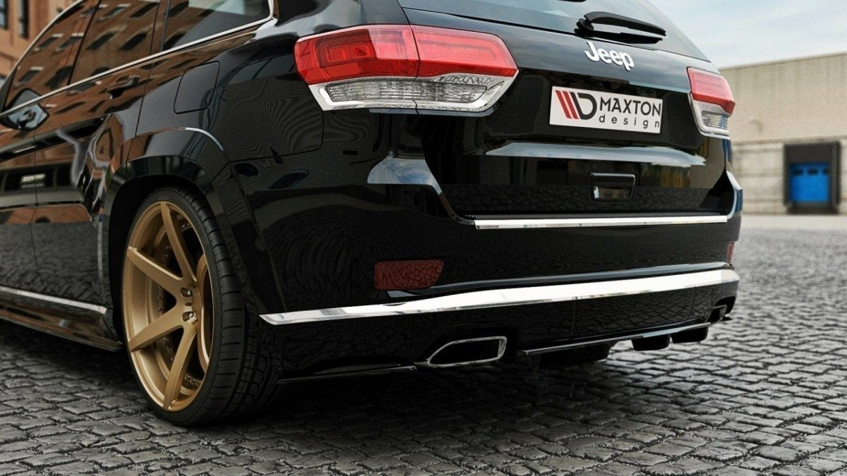 Splitter trasero para Jeep Grand Cherokee WK2 Summit Facelift (with a vertical bar)