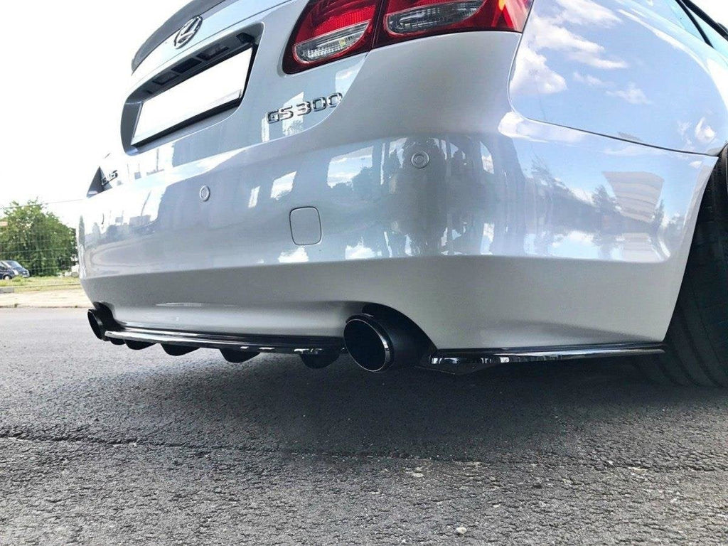 Splitter trasero para Lexus GS 300 Mk3 Facelift (with vertical bars)