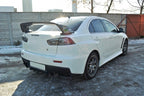 Splitter trasero para Mitsubishi Lancer Evo X (with vertical bars)