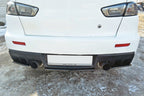 Splitter trasero para Mitsubishi Lancer Evo X (with vertical bars)