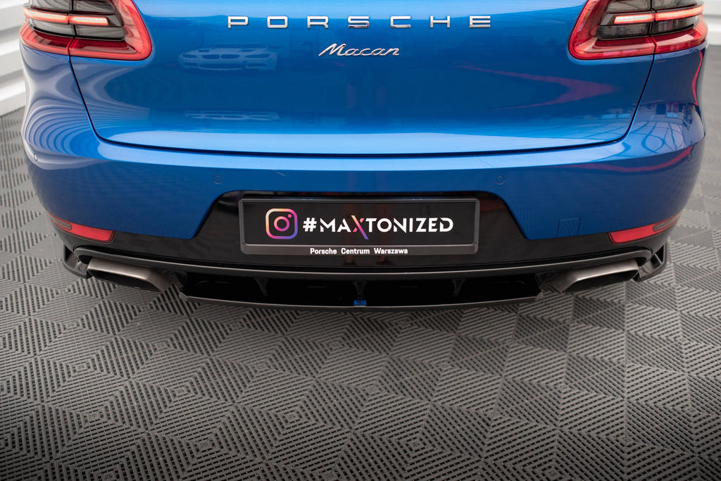 Splitter trasero para Porsche Macan Mk1