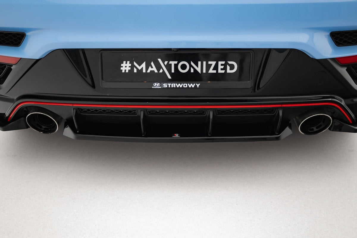 Splitter trasero central para Hyundai Veloster N Mk2