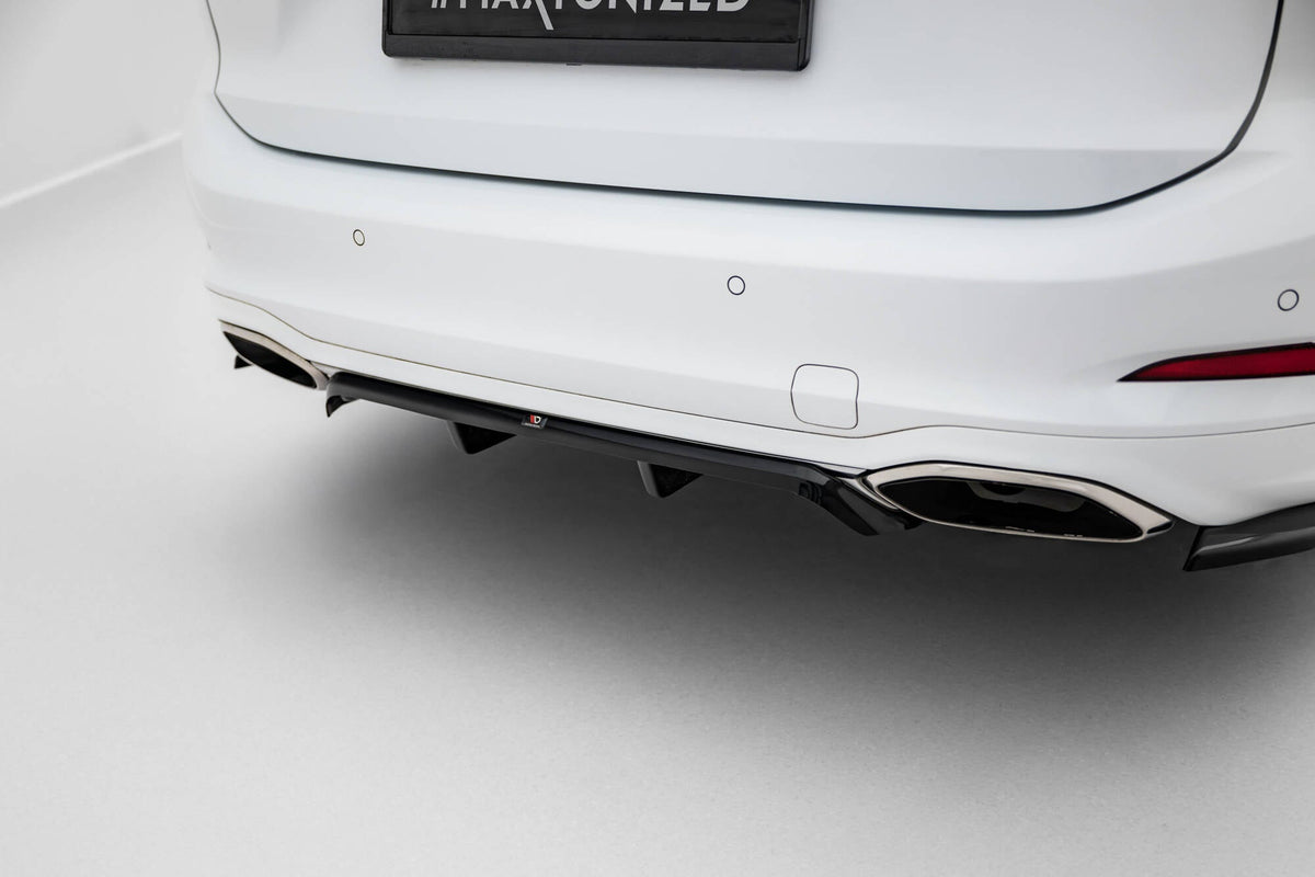 Splitter trasero central (con barras verticales) para Ford Focus Vignale Estate Mk4