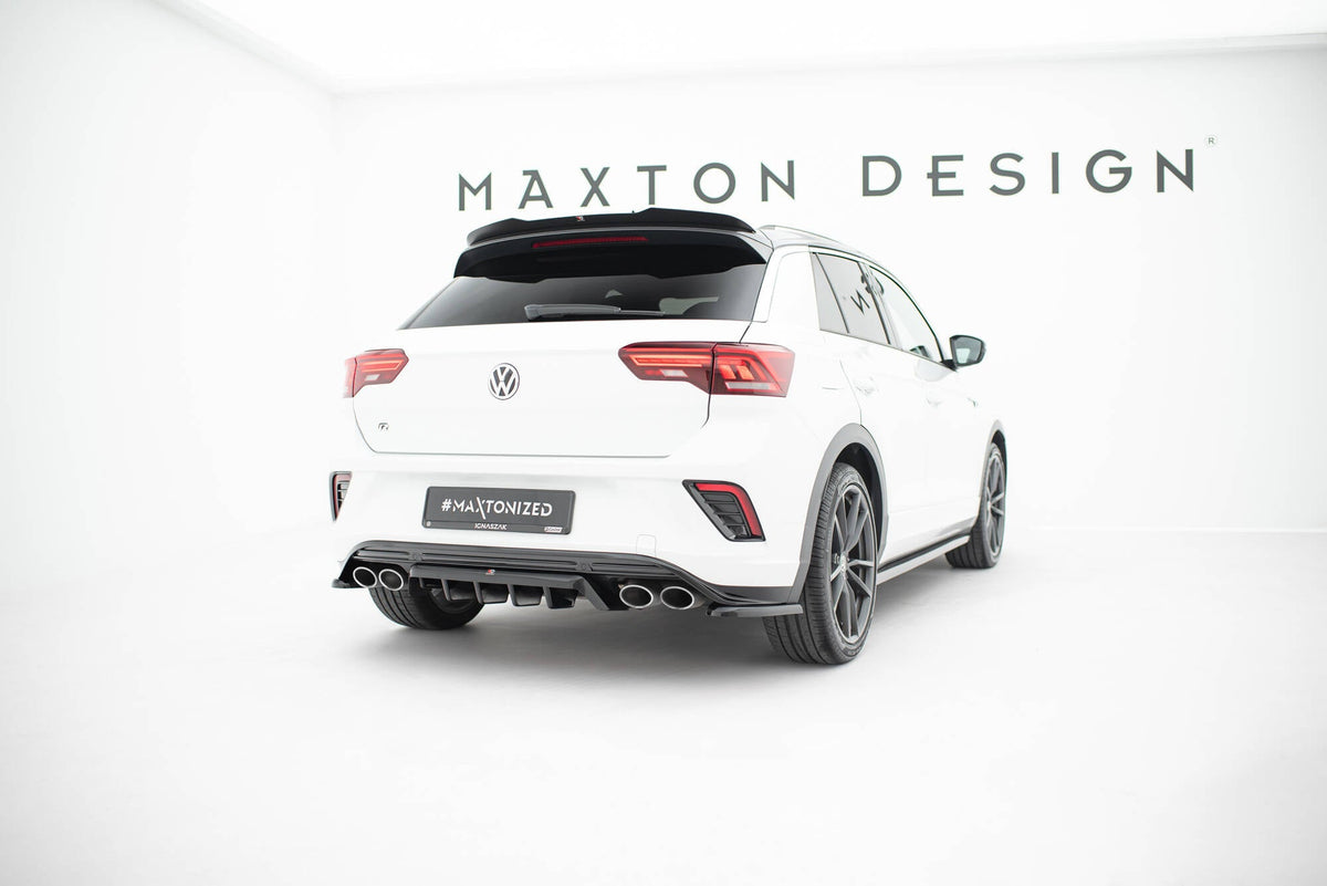 Splitter trasero central (con barras verticales) para Volkswagen T-Roc R Mk1