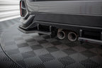 Splitter trasero V.1 (con barras verticales) + flaps para Honda Civic Sport Mk 10 Facelift