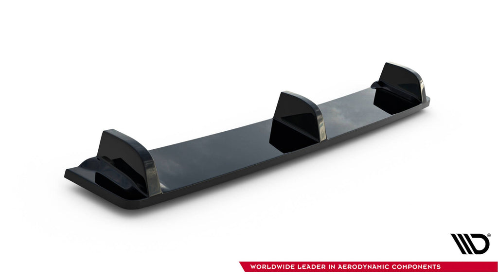 Splitter trasero para Volkswagen Golf Mk7 R (with vertical bars)