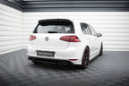 Splitter trasero para Volkswagen Golf Mk7 R (with vertical bars)