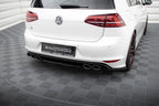 Splitter trasero para Volkswagen Golf Mk7 R (with vertical bars)