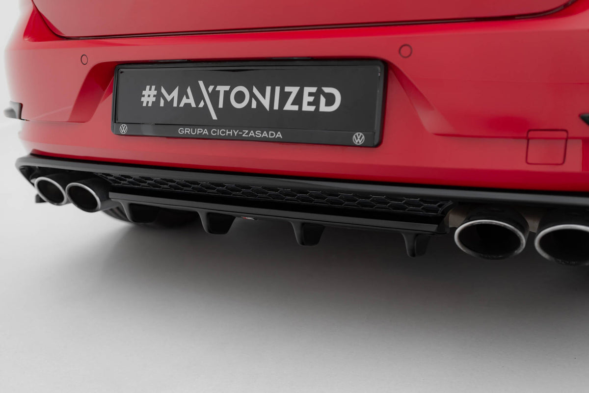 Splitter trasero para Volkswagen Golf R Hatchback Mk7 Facelift