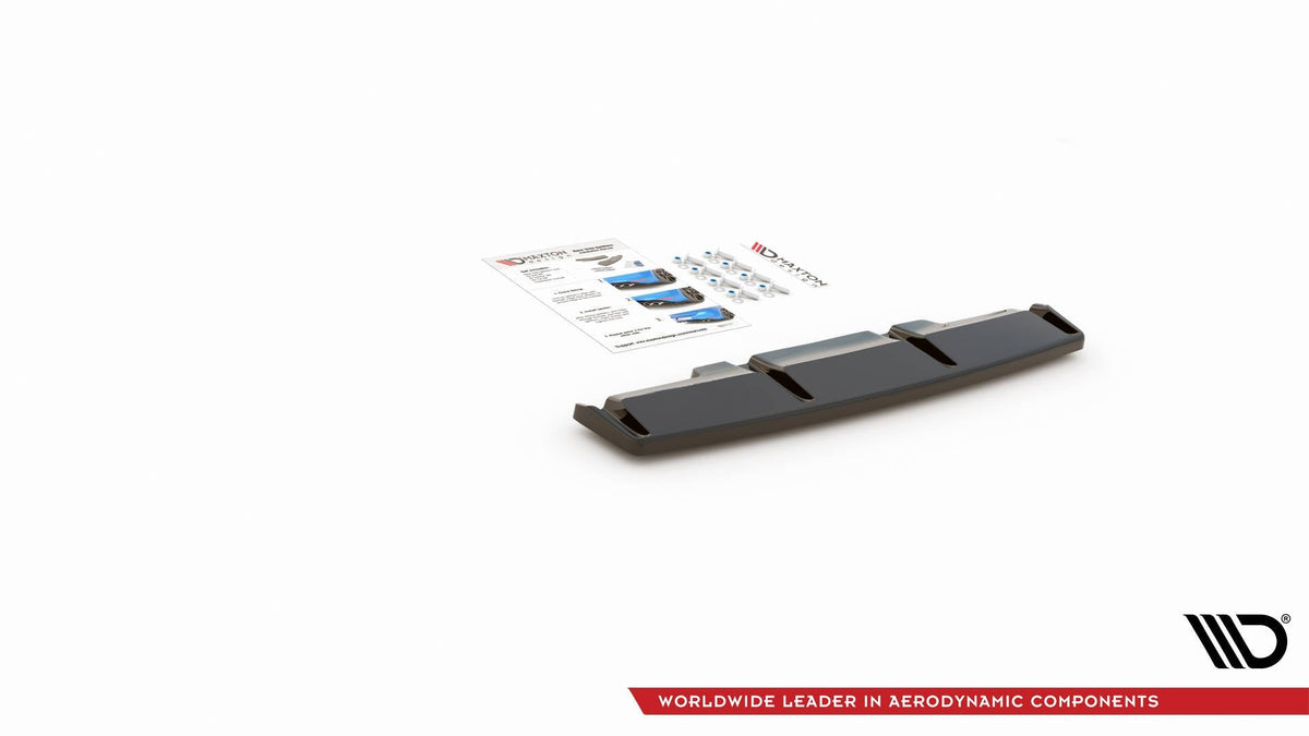 Splitter trasero para Volkswagen Golf R Hatchback Mk8 / Mk8 Facelift