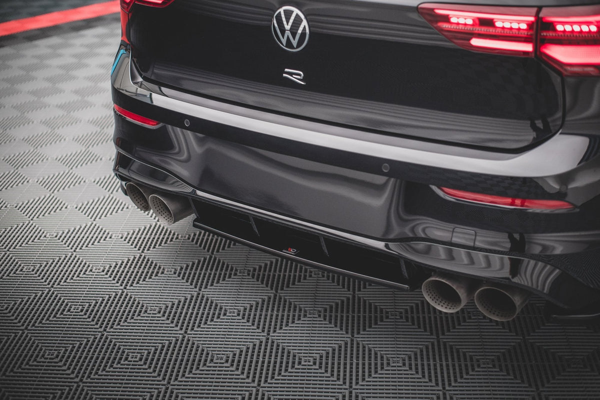 Splitter trasero para Volkswagen Golf R Hatchback Mk8 / Mk8 Facelift