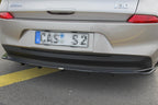 Splitter trasero (con barras verticales) para Hyundai I30 Mk3 Hatchback