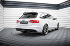 Splitter trasero (con barras verticales) para Audi A4 Competition B8 Facelift
