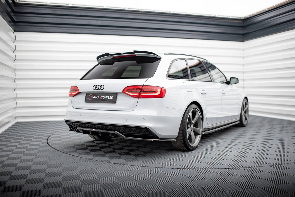 Splitter trasero (con barras verticales) para Audi A4 Competition B8 Facelift