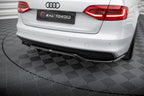 Splitter trasero (con barras verticales) para Audi A4 Competition B8 Facelift