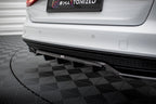 Splitter trasero (con barras verticales) para Audi A4 Competition B8 Facelift