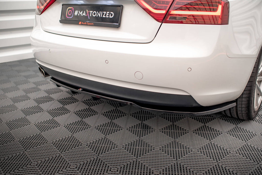 Splitter trasero (con barras verticales) para Audi A5 Coupe 8T Facelift