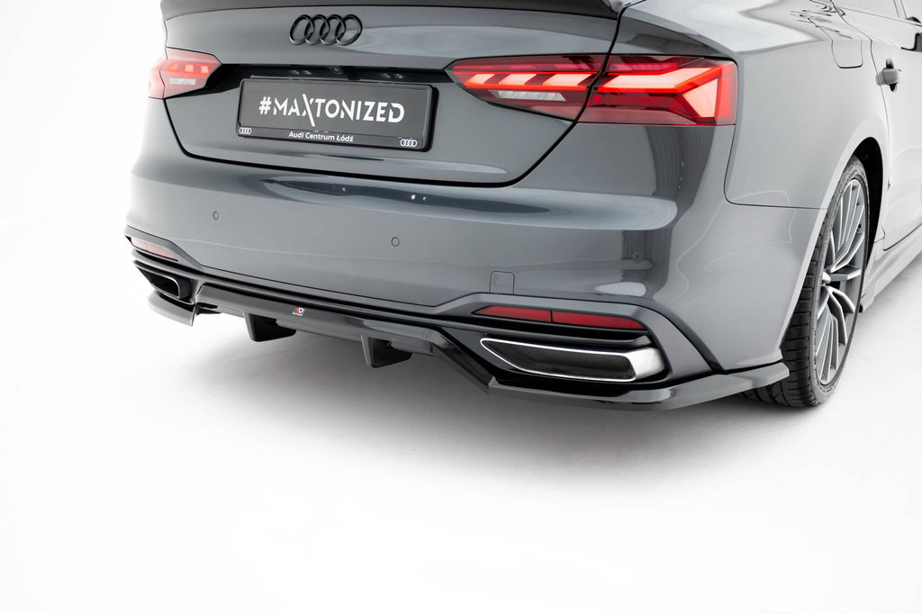 Splitter trasero (con barras verticales) para Audi A5 F5 Facelift