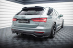 Splitter trasero (con barras verticales) para Audi A6 Allroad C8