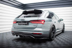 Splitter trasero (con barras verticales) para Audi A6 Allroad C8