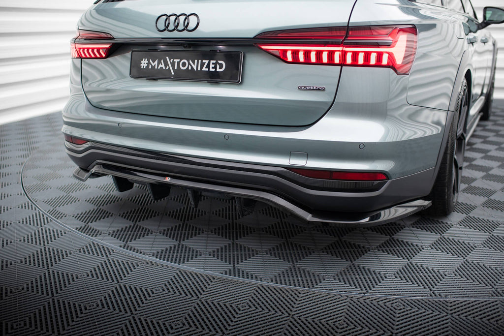 Splitter trasero (con barras verticales) para Audi A6 Allroad C8