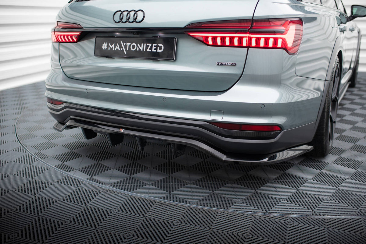 Splitter trasero (con barras verticales) para Audi A6 Allroad C8