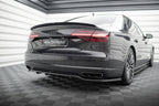 Splitter trasero (con barras verticales) para Audi A8 D4 Facelift
