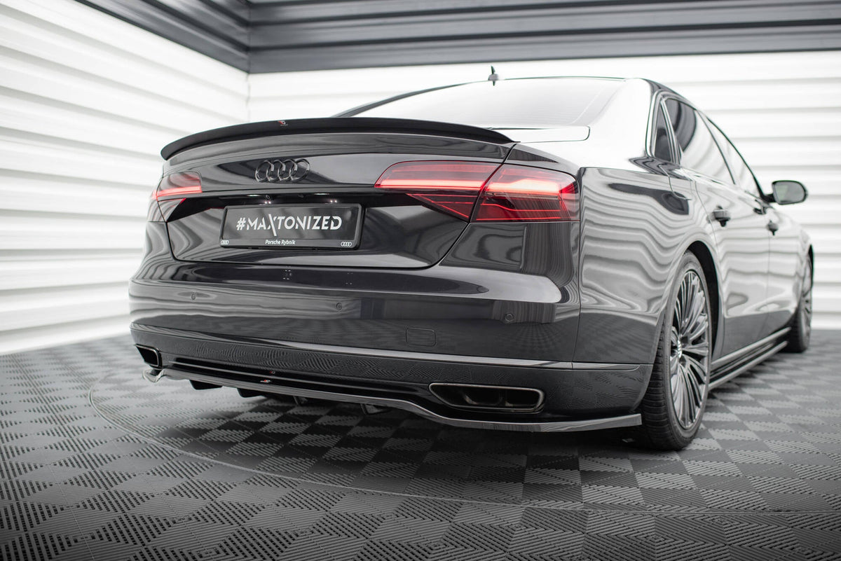 Splitter trasero (con barras verticales) para Audi A8 D4 Facelift