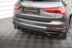 Splitter trasero (con barras verticales) para Audi Q3 S-Line SUV F3