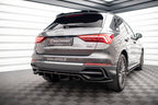 Splitter trasero (con barras verticales) para Audi Q3 S-Line SUV F3