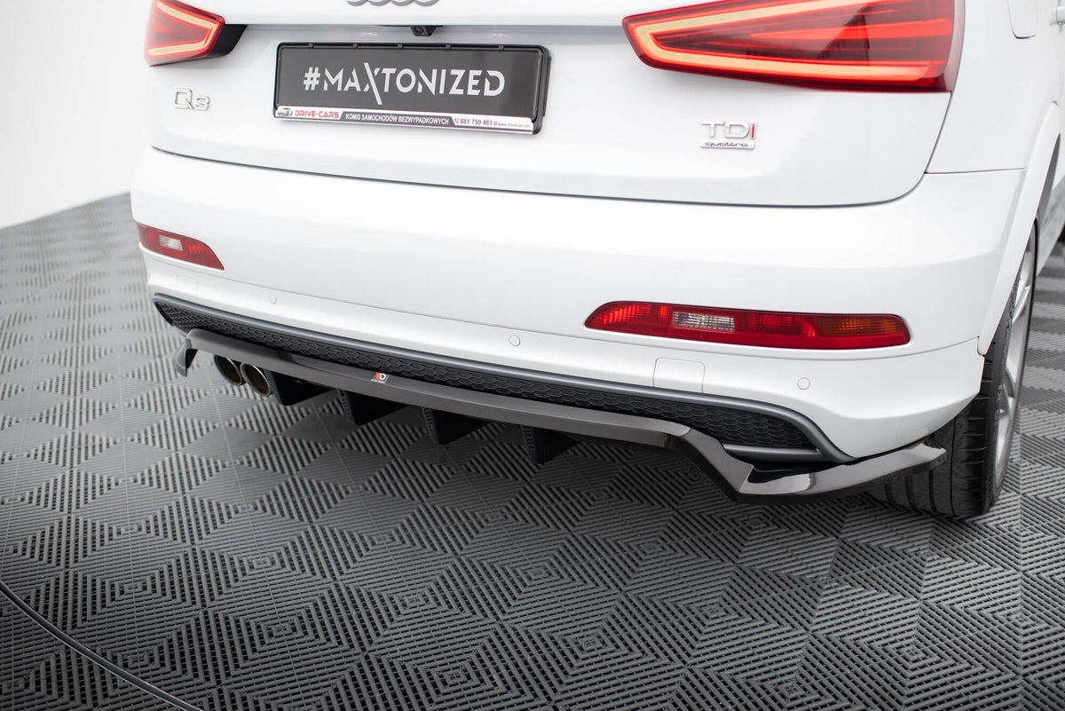 Splitter trasero (con barras verticales) para Audi Q3 S-line 8U