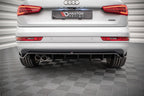 Splitter trasero (con barras verticales) para Audi Q3 Sport 8U Facelift
