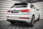 Splitter trasero (con barras verticales) para Audi Q3 Sport 8U Facelift