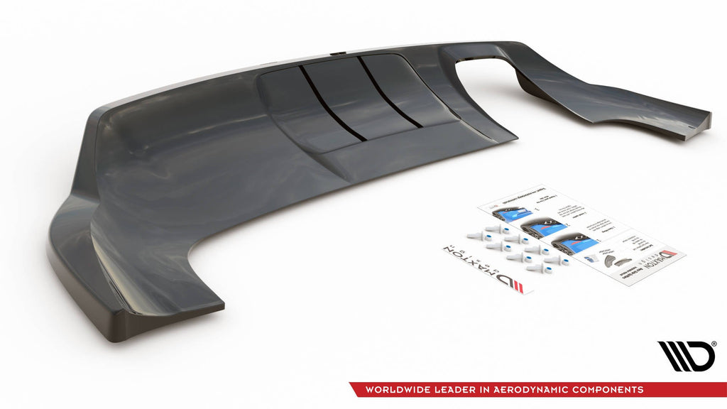 Splitter trasero (con barras verticales) para Audi Q3 Sport 8U Facelift