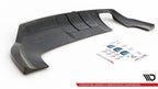 Splitter trasero (con barras verticales) para Audi Q3 Sport 8U Facelift