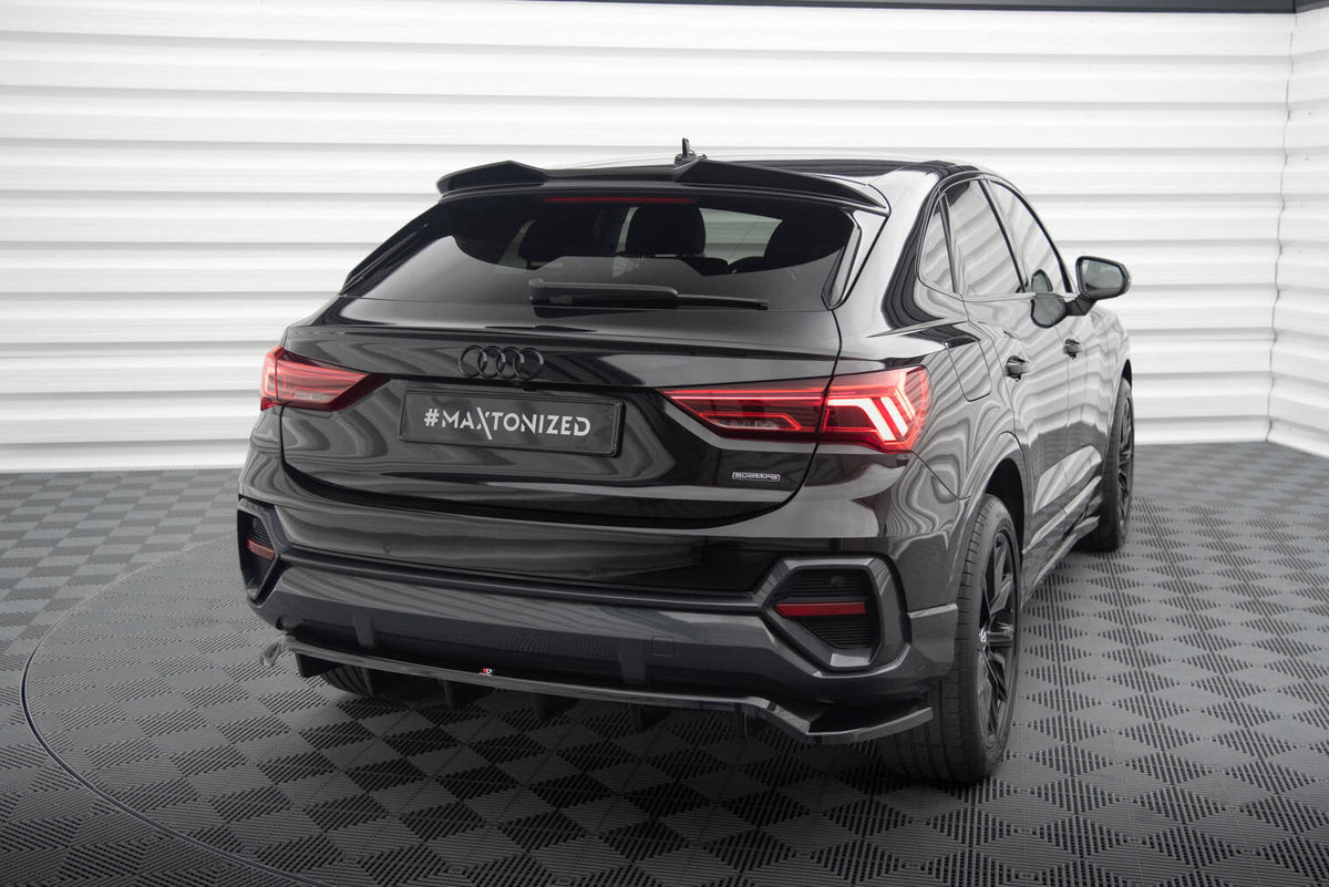 Splitter trasero (con barras verticales) para Audi Q3 Sportback F3
