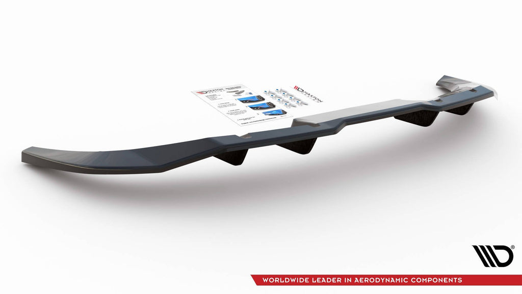 Splitter trasero (con barras verticales) para Audi Q3 Sportback S-Line F3