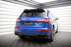 Splitter trasero (con barras verticales) para Audi Q5 S-Line SUV Mk2 Facelift