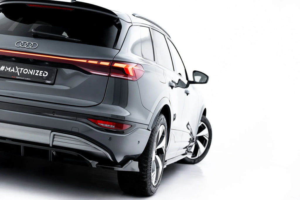 Splitter trasero (con barras verticales) para Audi Q6 e-tron S-Line / SQ6 e-tron SUV / Sportback Mk1
